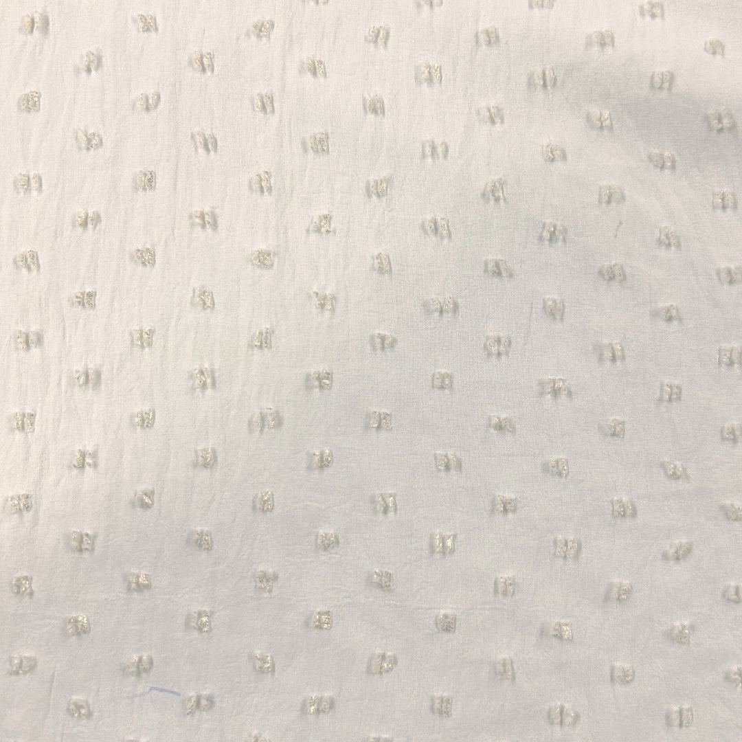 POPLIN PLUMETI CON LUREX