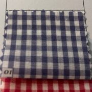 Tela Camisera Cuadros Medianos Inta/ Cuadros Vichy