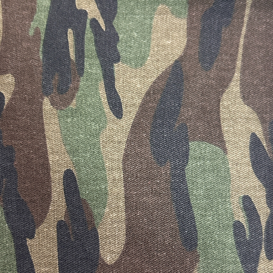 GABARDINA ESTAMPADA DE ALGODON CAMUFLADA