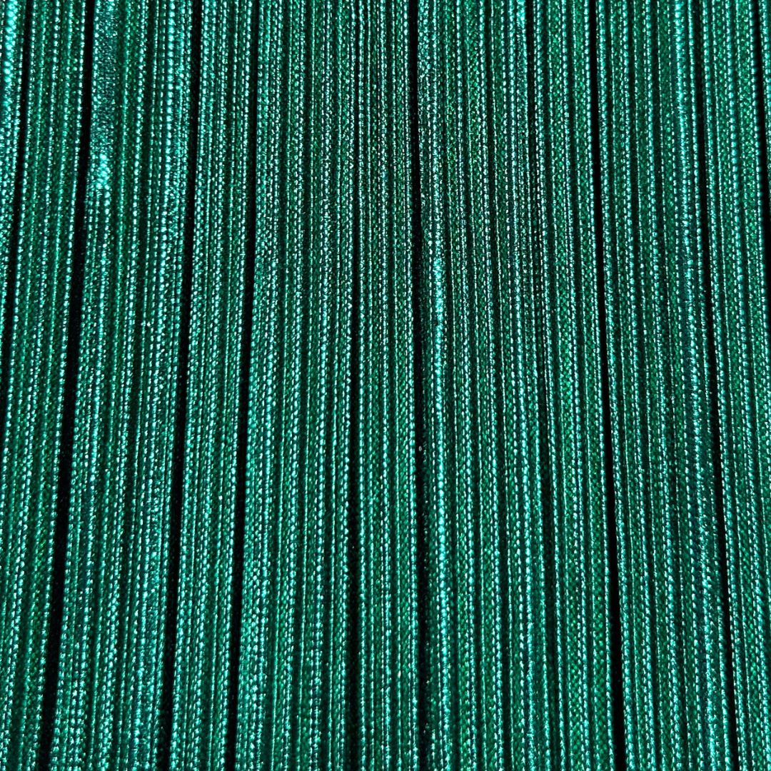 MICROFIBRA LAMÉ PLISADA CON LUREX METALIZADA