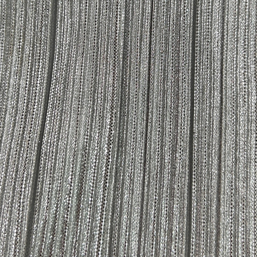 MICROFIBRA LAMÉ PLISADA CON LUREX METALIZADA