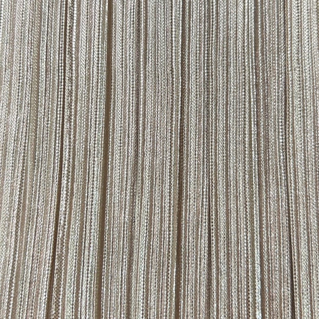 MICROFIBRA LAMÉ PLISADA CON LUREX METALIZADA